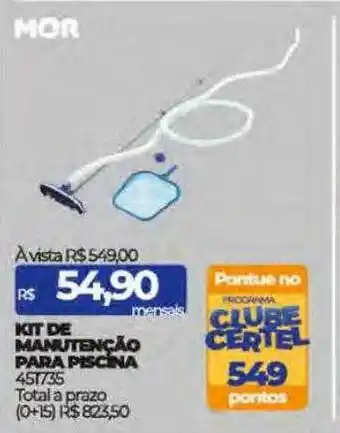 Lojas Certel Kit de manutenção para piscina mor oferta