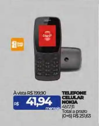 Telefone celular nokia
