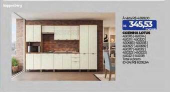 Lojas Certel Cozinha lotus kappesberg oferta