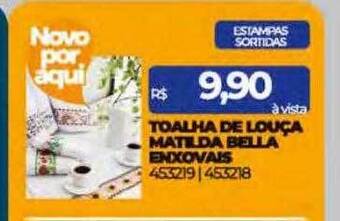 Lojas Certel Toalha de louça matilda bella enxovais oferta