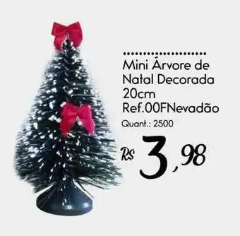 Giassi Supermercados Mini árvore de natal decorada oferta
