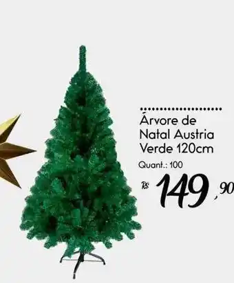 Giassi Supermercados Árvore de natal austria verde 120cm oferta