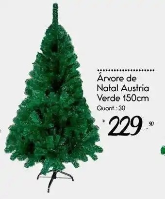 Giassi Supermercados Árvore de natal austria verde 150cm oferta