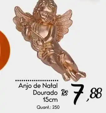 Giassi Supermercados Anjo de natal dourado oferta