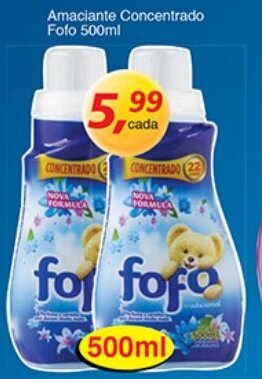 Supermercados Guanabara Amaciante Concentrado Fofo 500ml oferta