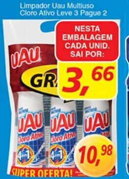 Supermercados Guanabara Limpador Uau Multiuso Cioro Arivo Leve 3 Pague 2 oferta