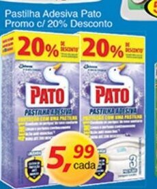 Supermercados Guanabara Pastilha Adesiva Pato Promo c/ 20% desconto oferta
