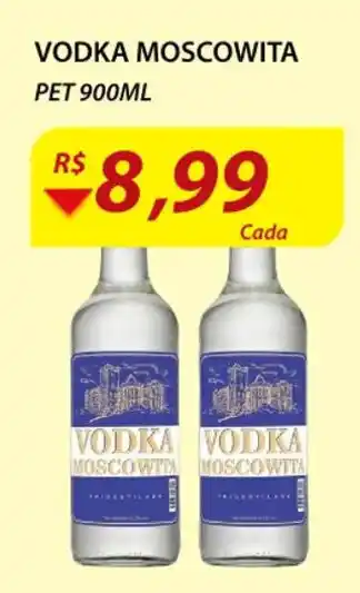 Assaí Atacadista Vodka Moscowita 900ml oferta