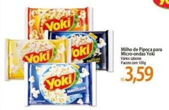 Atacadão Milho de Pipoca para Micro Ondas Yoki 100g oferta