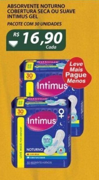Assaí Atacadista Absorvente Noturno Cobertura Seca ou Suvae Intimus Gel oferta