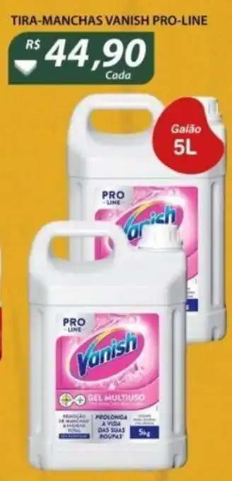 Assaí Atacadista Tira Manchas Vanish Pro-Line 5L oferta