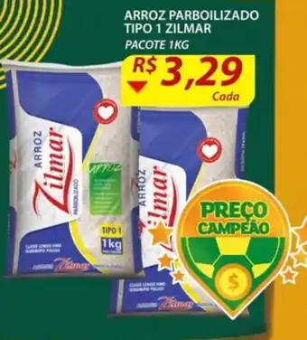 Arroz parbolizado Tipo 1 Zilmar 1kg