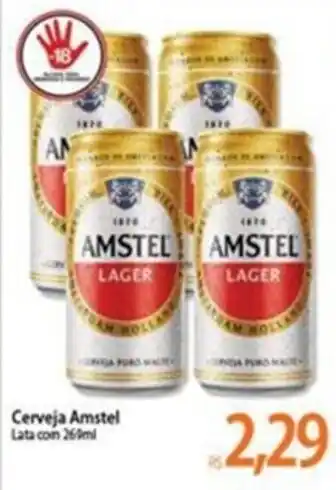 Atacadão Cerveja Amstel 269ml oferta