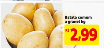 Mercado Extra Batata comum a granel 1kg oferta