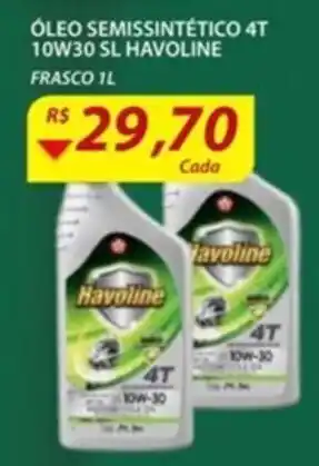 Assaí Atacadista Oleo Semissinetico 4T 10W30 SL Havoline oferta
