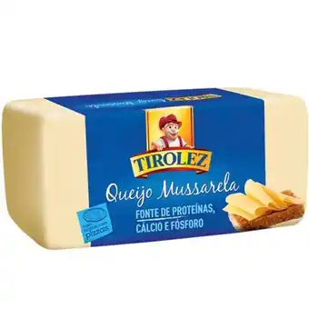 Serrano Supermercado Queijo mussarela tirolez oferta
