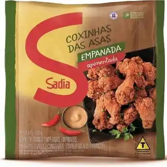 Serrano Supermercado Coxinha da asa apimentada sadia 400g oferta