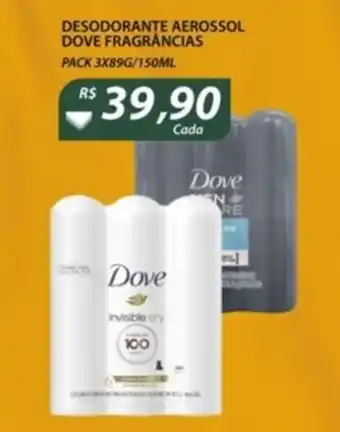 Assaí Atacadista Desodorante Aerosol Dove Fragrancias 150ml oferta