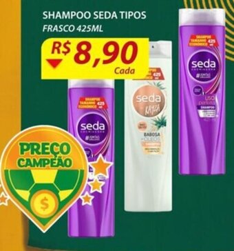 Assaí Atacadista Shampoo Seda Tipos 425ml oferta