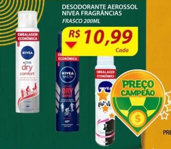 Assaí Atacadista Desodorante Aerossol Nivea Fragrancias 200ml oferta