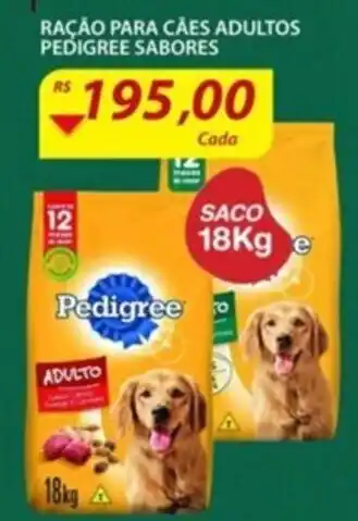 Assaí Atacadista Racao para caes Adultos Pedigree Sabores oferta