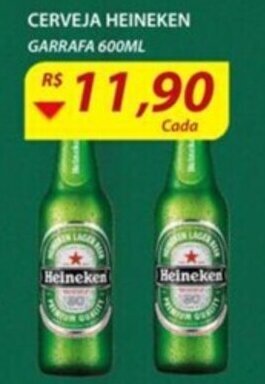 Assaí Atacadista Cerveja Heineken Garrafa 600ml oferta