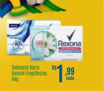 Sabonete barra rexona fragrâncias