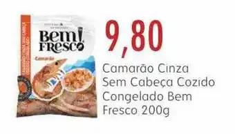 Epa Camarão cinza sem cabeça cozido congelado bem fresco oferta