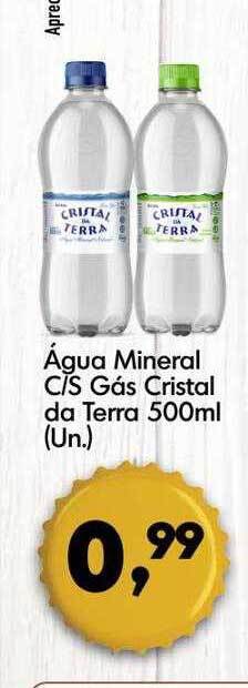 Imec Supermercados Água mineral c s gás cristal da terra oferta
