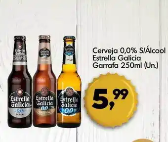 Imec Supermercados Cerveja 0.0% s alcool estrella galicia garrafa 250ml oferta