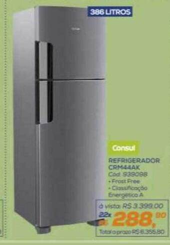Lojas Colombo Consul refrigerador crm44ak oferta