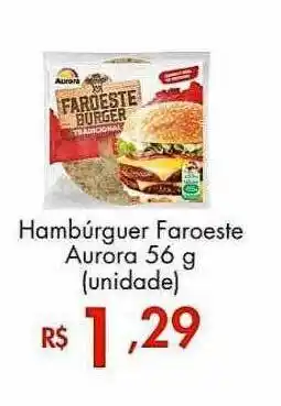 Hambúrguer faroeste aurora