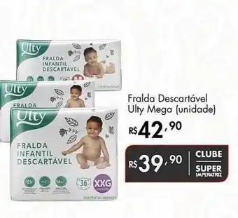 Fralda descartável ulty mega