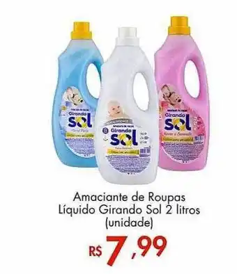 Supermercados Imperatriz Amaciante de roupas liquido girando sol oferta