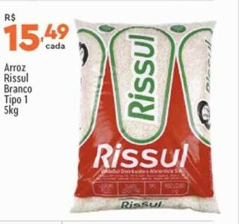 Arroz rissul branco tipo 1