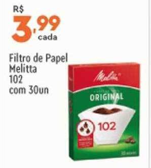 Supper Rissul Filtro de papel melitta 102 oferta
