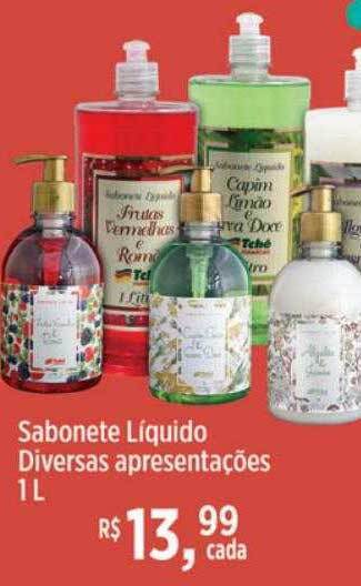 Tchê Farmácias Sabonete liquido diversas apresentações oferta