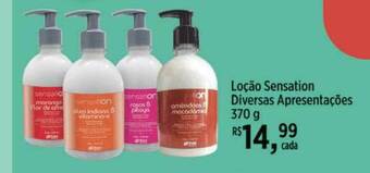Loção sensation diversas apresentações