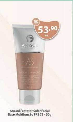 Tchê Farmácias Anasol protetor solar facial base multifunção fps 75 oferta