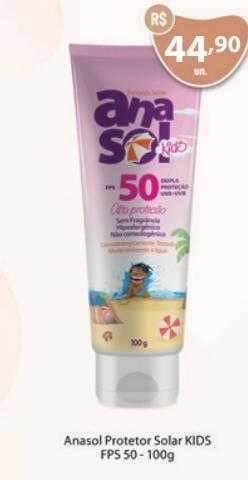 Tchê Farmácias Anasol protetor solar kids fps 50 oferta