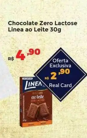 Villarreal Supermercados Chocolate zero lactose linea ao leite oferta