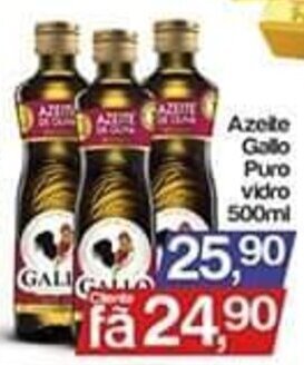 Supermercados Gricki Azeite Gallo Puro Vidro 500ml oferta