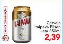 Cerveja itaipava pilsen