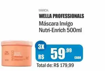 Rio Belleza Marca wella professionals máscara invigo nutri-enrich oferta