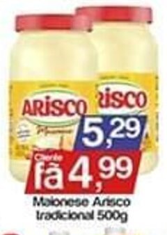 Supermercados Gricki Maionese Arisco Trad. 500g oferta