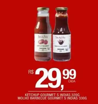DB Supermercados Ketchup gourmet s indias 320g oferta