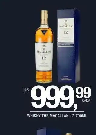 DB Supermercados Whisky the macallan 12 700m oferta