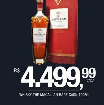 DB Supermercados Whisky the macallan rare cask 700ml oferta