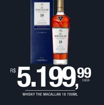 DB Supermercados Whisky the macallan 18 700ml oferta