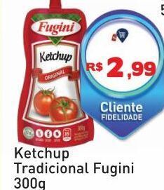 Tonin Superatacado Ketchup tradicional fugini 300g oferta